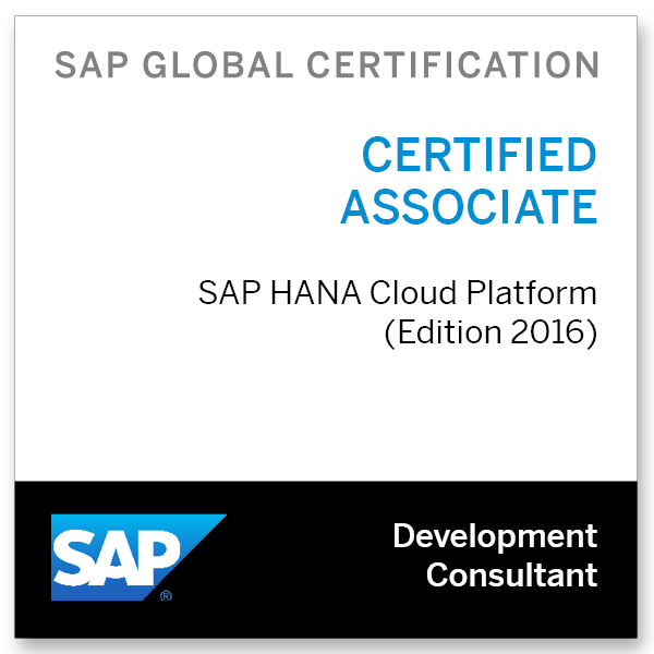 SAP Certified Application Associate HANA Cloud Platform