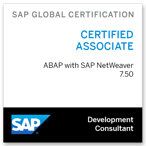 SAP Certified ABAP Consultant